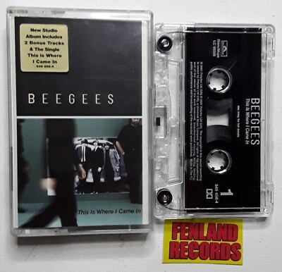Bee Gees :- This Is Where I Came In - 2001 - Cassette album. - Image 1 of 3