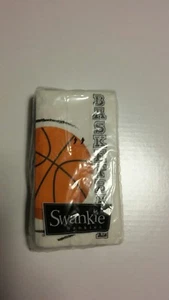 Creative Converting Swankies Basketball Decorative Pocket Tissue... New - Picture 1 of 2