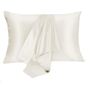 LINENOVA Luxury Satin Pillow Cases High Quality Standard/Queen/King Bed AU - Picture 1 of 5