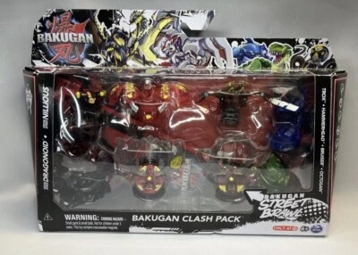 Conjunto de figuras de acción Bakugan Street Brawl Clash Pack juguete edades 6+ EB1D25 Foto 1 de 4