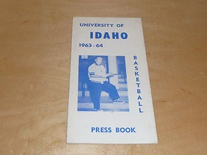 1963 1964 UNIVERSITY OF IDAHO COLLEGE BASKETBALL MEDIA GUIDE EX -MINT - Picture 1 of 1