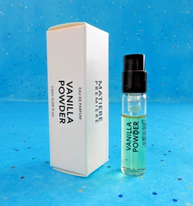 Matiere Premiere VANILLA POWDER Eau de Parfum EDP Perfume Sample .05 oz / 1.5ml - Picture 1 of 2