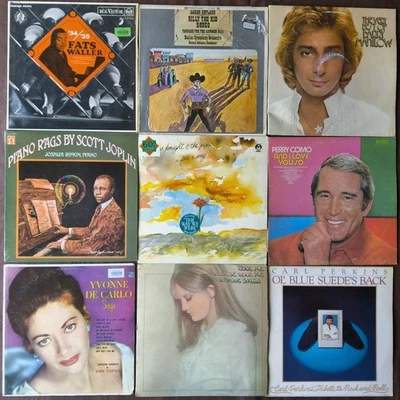 11.  JOBLOT BUNDLE:   81  X  VINYL LP"S MIXED GENRES - Image 1 of 4