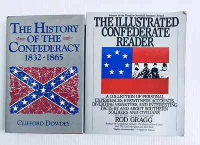 The History of the Confederacy 1832 to 1865 and Illustrated Confederate Reader Foto 1 de 4