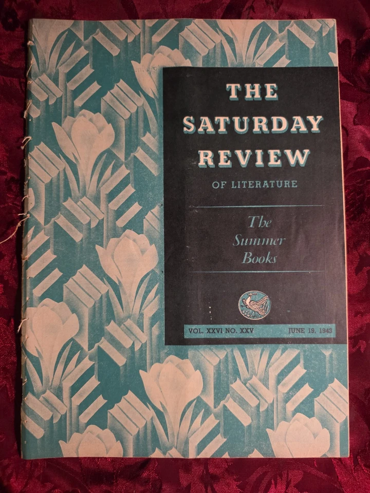 Saturday Review June 19 1943 Henry Morton Robinson Joseph Campbell - Image 1 of 1