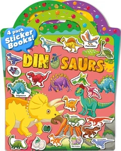 4 Pack Reusable Sticker Book for Toddlers, Toddler Sticker Book for Kids, Tod... - Picture 1 of 6