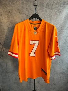 Nike NFL #7 Irving Jersey Orange V-neck size L Men’s Football T-Shirt - Picture 1 of 13