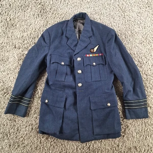 Burton Blazer Mens Medium Blue RAF No1 Jacket British Air Force - Picture 1 of 14