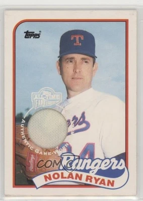 2005 Topps All-Time Fan Favorites Originals Relics /50 Nolan Ryan (1989) HOF - Image 1 of 2