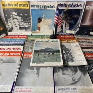 MISSILES AND ROCKETS Weekly Space Systems & Military LOT 27 MAGAZINE 1960-66 - Picture 1 of 24