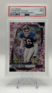 2024 Panini Prizm Choice Lawrence Taylor Cherry Blossom /15 MINT - HOF - PSA 9 - Picture 1 of 2