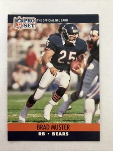 1990 Pro Set - Brad Muster #454 - Picture 1 of 2