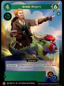 Brody Rogers 206/173 LEGEND RARE Secret Shadows MZ3 Metazoo Card #1 - Picture 1 of 2