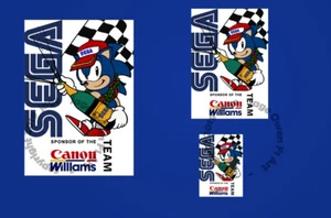 Pegatina de patrocinador Williams FW15C F1 SEGA - Scuderia GP - Imagen 1 de 2