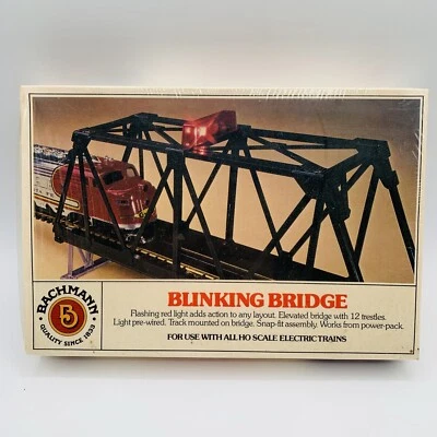 BACHMANN HO Scale 3029 Blinking Bridge Model Kit New Old Stock Sealed Kit - Image 1 of 4