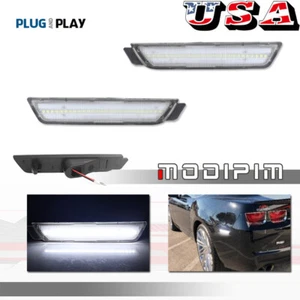 Clear White LED Rear Side Marker Signal Lamp Lights For 2010-15 Chevrolet Camaro - Picture 1 of 12
