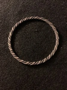 Georg Jensen 17B Bangle Bracelet Vintage Denmark 925 Sterling - Picture 1 of 5