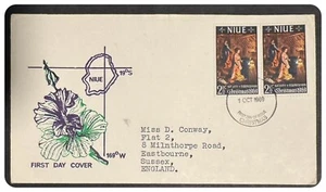 Niue - 1969 - Christmas FDC - Picture 1 of 2