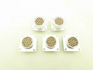 ITT Cannon RSK1931SL Electric Circular Connector Female 19 Pin SDK-K Lot of 5 - Picture 1 of 6