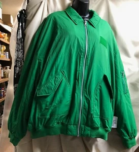 Asos Design Green Coat Zipper Closing Sz L NEW - Picture 1 of 2