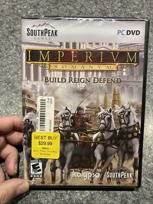 South Peak Games Imperivm Romanvm PC DVD Computer Game 2008 SEALED Imperium - Image 1 of 4