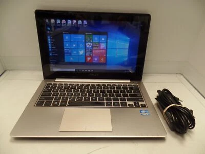 ASUS Vivobook S200E 11.6" 1.8GHz i3-3217U 4GB 500GB Win10 AS IS CRACKED SCREEN - Image 1 of 4