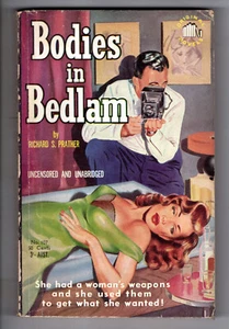 Bodies in Bedlam Richard S. Prather Original Novels Australia Vintage Paperback - Picture 1 of 4