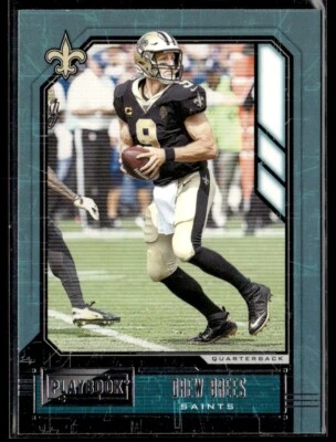 2020 Panini Playbook Drew Brees #84 New Orleans Saints - Image 1 of 2