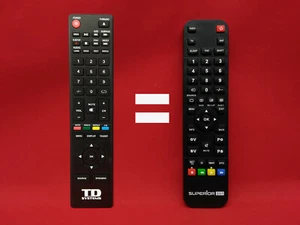 Mando a Distancia REEMPLAZABLE TV LED TD SYSTEMS // Modelo TV: K20LT1H - Imagen 1 de 1