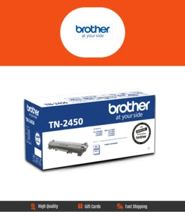 Genuine Brother L2350DW/ L2375DW/ L2395DW/ L2710DW/ L2713DW TN-2450 Black Toner - Picture 1 of 2