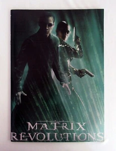 et096 Japan Original Movie Program Book MATRIX REVOLUTIONS Carrie-Anne Moss ∀ - Picture 1 of 5