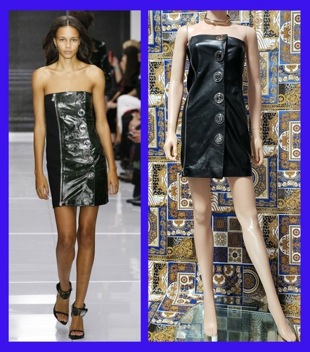 S 16 L#18 NUOVO VERSUS VERSACE + ABITO IN PELLE IMPREZIOSITO ANTHONY VACCARELLO 38 2