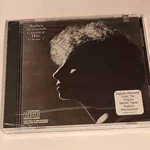 Barbra Streisand's Greatest Hits Vol. 2 Audio CD New Sealed - Imagen 1 de 1