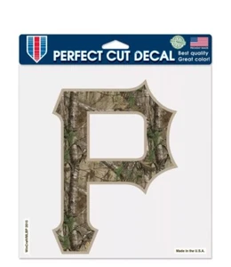 WinCraft Pittsburgh Pirates Realtree 8" x 8" Color Decal - Picture 1 of 1