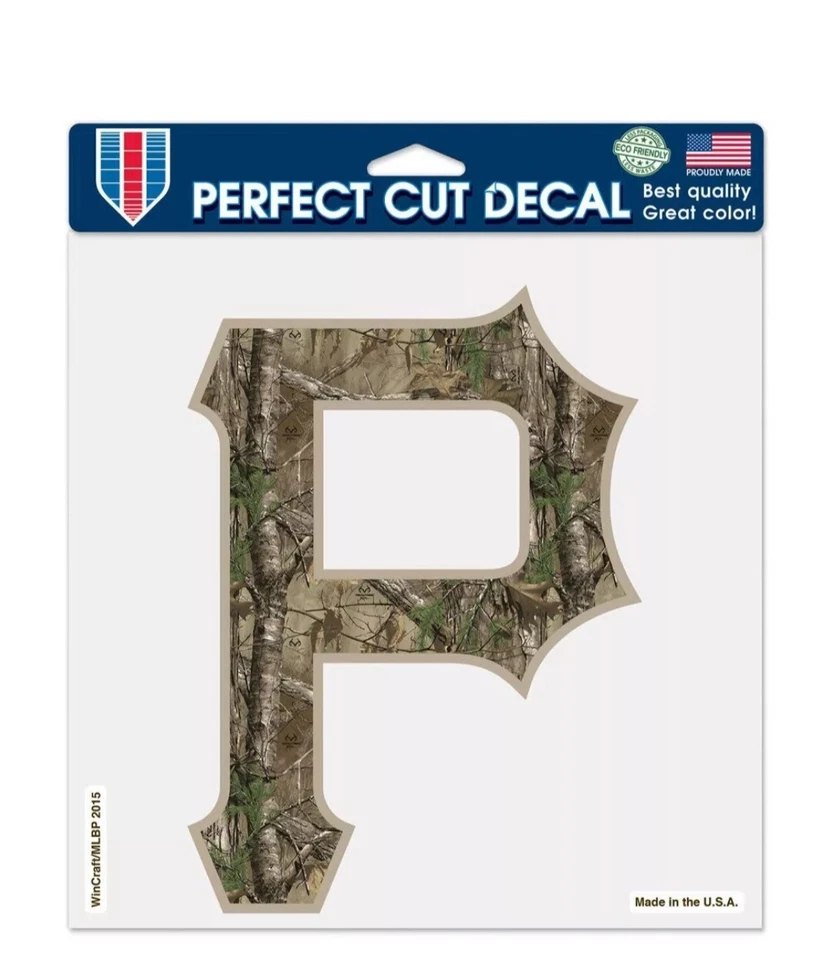 WinCraft Pittsburgh Pirates Realtree 8" x 8" Color Decal - Image 1 of 1