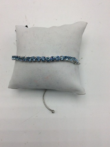 Bracciale scorrevole Givenchy $55 pietre blu 91 GB