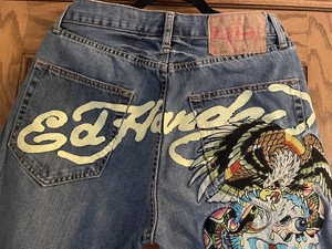 Ed Hardy Button Denim Jeans for Men for 