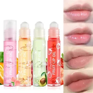 Olio labbra idratante nutriente balsamo labbra liquido idratante rullo palla olio bocca - Foto 1 di 42