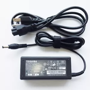 Genuine Power Supply Cord For Toshiba L740-SP4143FL L740-EZ1413 L840-BT2N2 65W - Picture 1 of 3