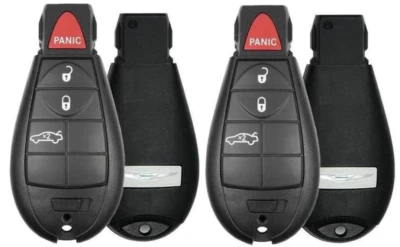 X2 NEW Fobik Key For Chrysler 300  2008 2009 2010 4 Buttons IYZ-C01C Top Quality - Image 1 of 4