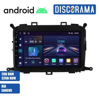 AUTORADIO ANDROID KIA CARENS 2013-2018 STEREO AUTO TOUCH 9" WIFI NAVIGATORE - Immagine 1 di 4