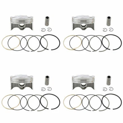 Kit de 4 clips de pasador de anillos de pistón para Yamaha YZF R6 2006-2020 diámetro 67,5 mm +50 Foto 1 de 4