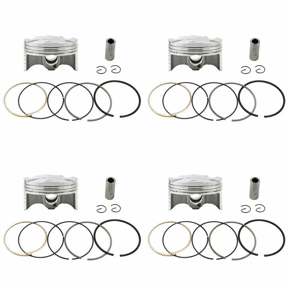 Kit de 4 clips de pasador de anillos de pistón para Yamaha YZF R6 2006-2020 STD 67 mm Foto 1 de 4