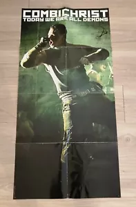 Combichrist Poster Signed Signature Autograph by Andy LaPlegua Today All Demons - Picture 1 of 10