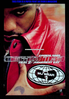 Póster publicitario de revista impresa Method Man Tical 2000 Judgement Day 1998 Wu-Tang Clan Foto 1 de 2