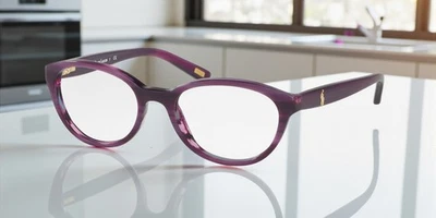 RALPH LAUREN POLO PREP PP8526 1592 紫色 Hon 演示镜头 47 毫米女式眼镜 — 第 1/4 张图片
