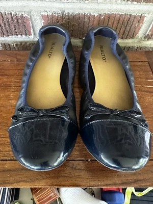 Балетки Rialto Sunny Side темно-синие искусственная кожа бант женские размер 9,5 М - Изображение 1 из 4