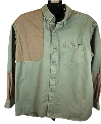 RedHead Quilted Shoulder Green Heavy Hunting Shooting Shirt Size XL Outdoors - Image 1 of 4