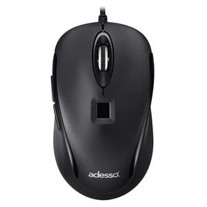 Adesso iMouse F1 Wired USB Mouse with Fingerprint Reader 1200 DPI AES 256... - Picture 1 of 7