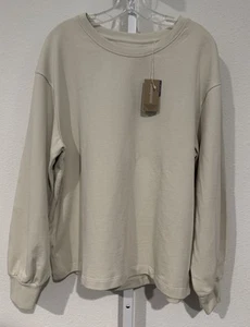 Patagonia Regenerative Organic Cotton Essential Pullover Dyno White 26365 Size L - Picture 1 of 7